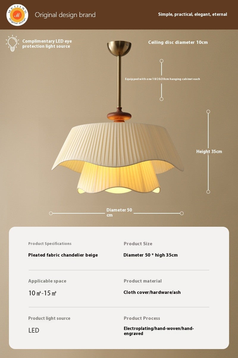 Cream Style Wooden Chandelier