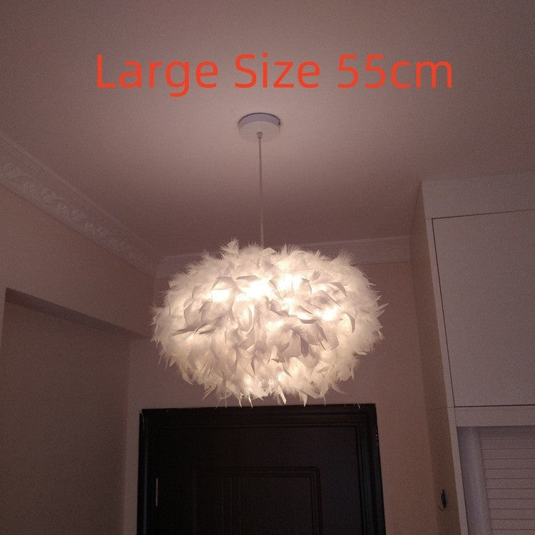 Feather Chandelier