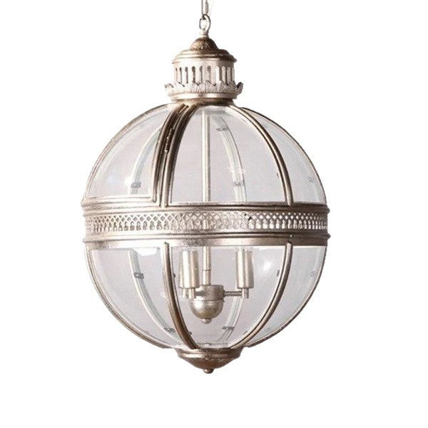 Retro Industrial Glass Globe Chandelier