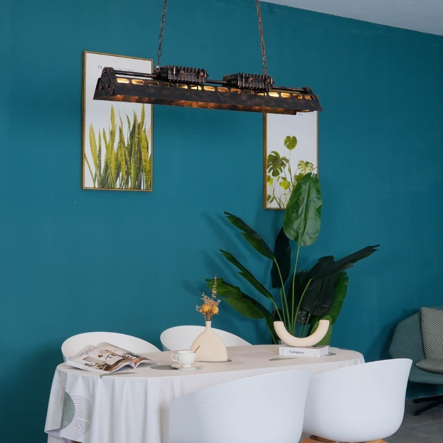 Retro Industrial Loft Chandelier