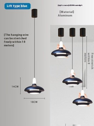 Adjustable Nordic Bedside Pendant Lamp
