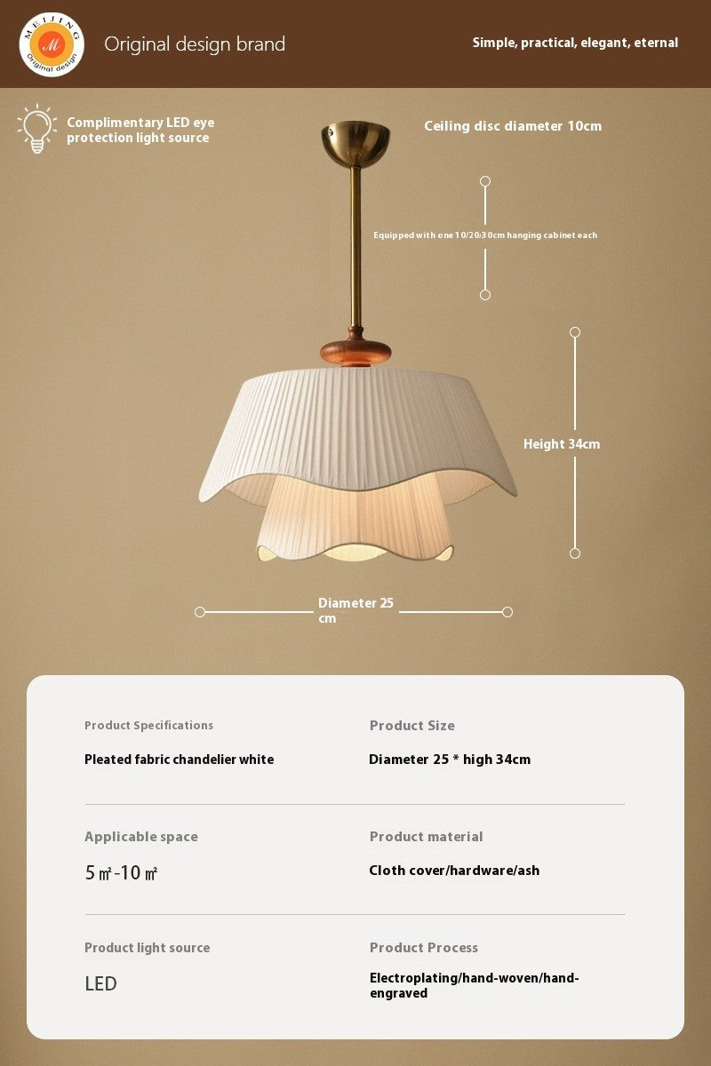 Cream Style Wooden Chandelier