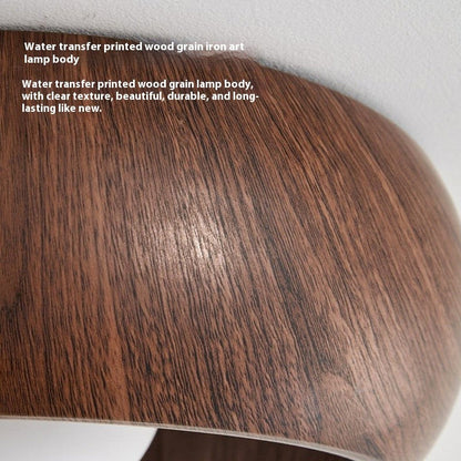 Creative Walnut LED Ceiling Light