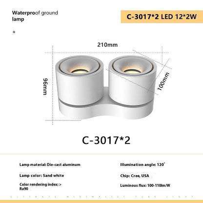 Double Head LED Spotlight