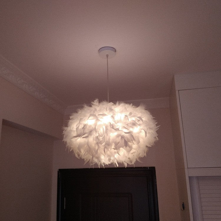 Feather Chandelier