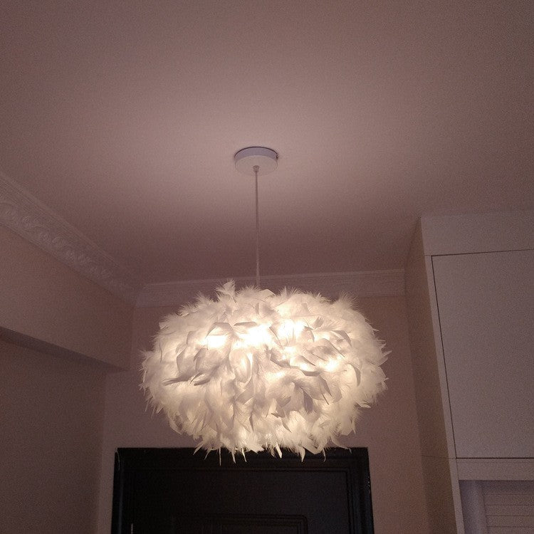 Feather Chandelier