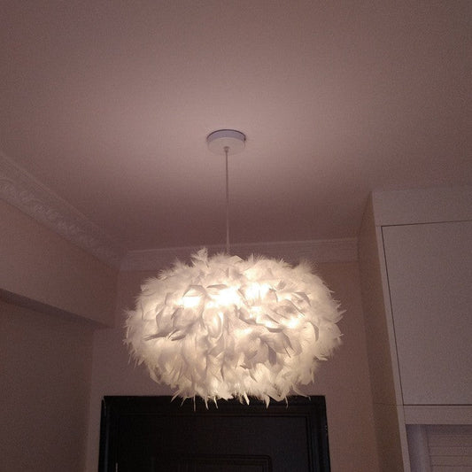 Feather Chandelier