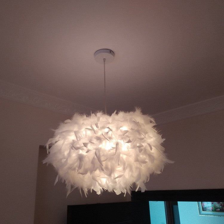 Feather Chandelier