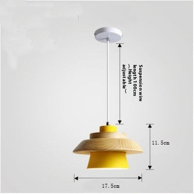 Japanese Wood Pendant Lamp