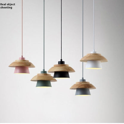 Japanese Wood Pendant Lamp