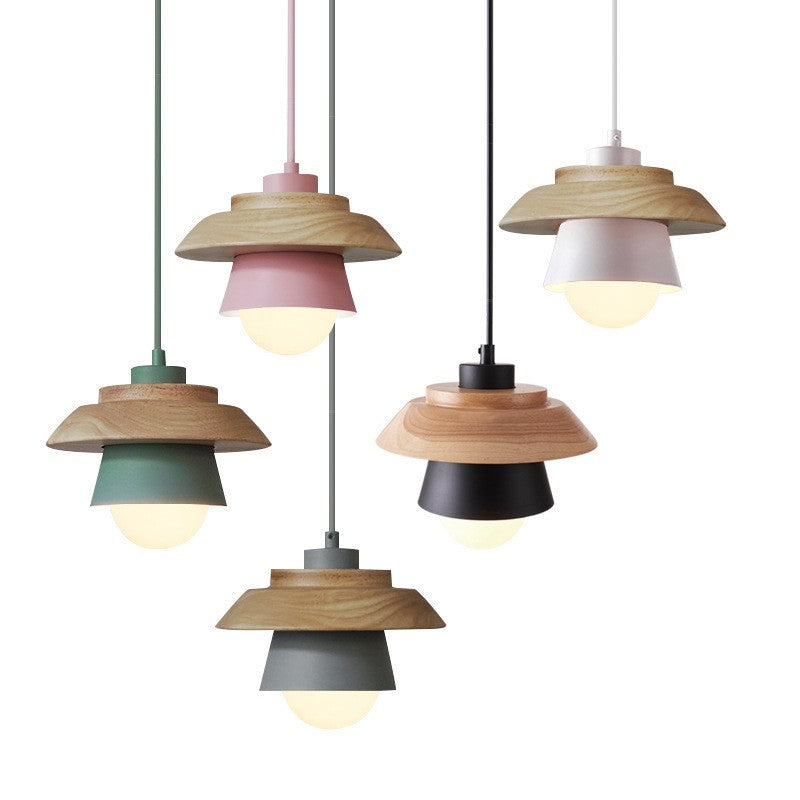 Japanese Wood Pendant Lamp