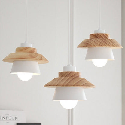 Japanese Wood Pendant Lamp