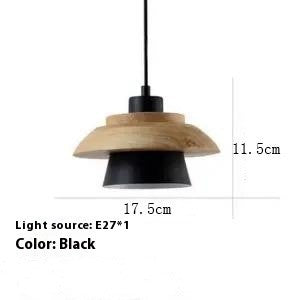 Japanese Wood Pendant Lamp
