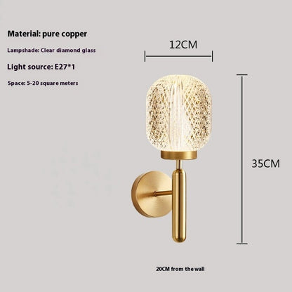 Postmodern Copper Wall Lamp