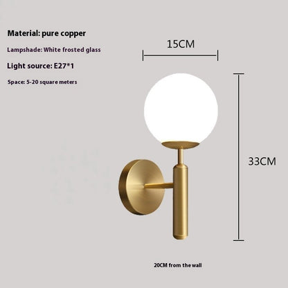 Postmodern Copper Wall Lamp