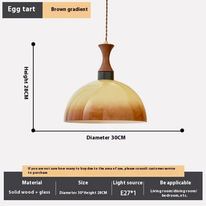 Retro Glass Pendant Light