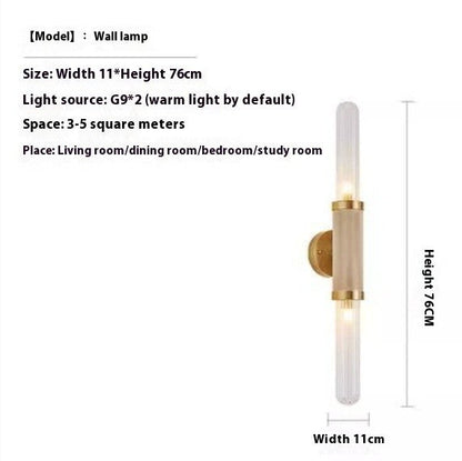 Retro Glass Strip Wall Lamp