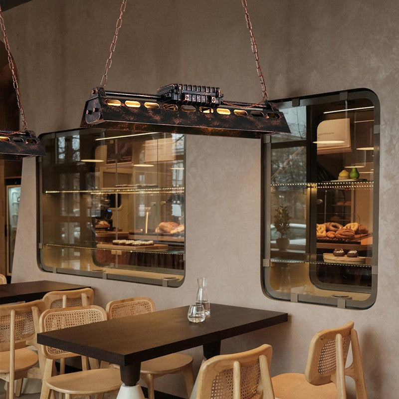 Retro Industrial Loft Chandelier