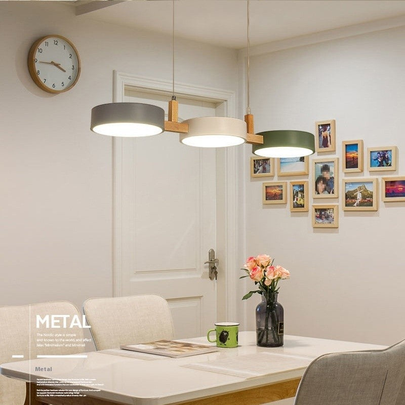 Three Head Modern Bar Chandelier