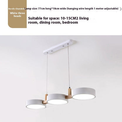 Three Head Modern Bar Chandelier