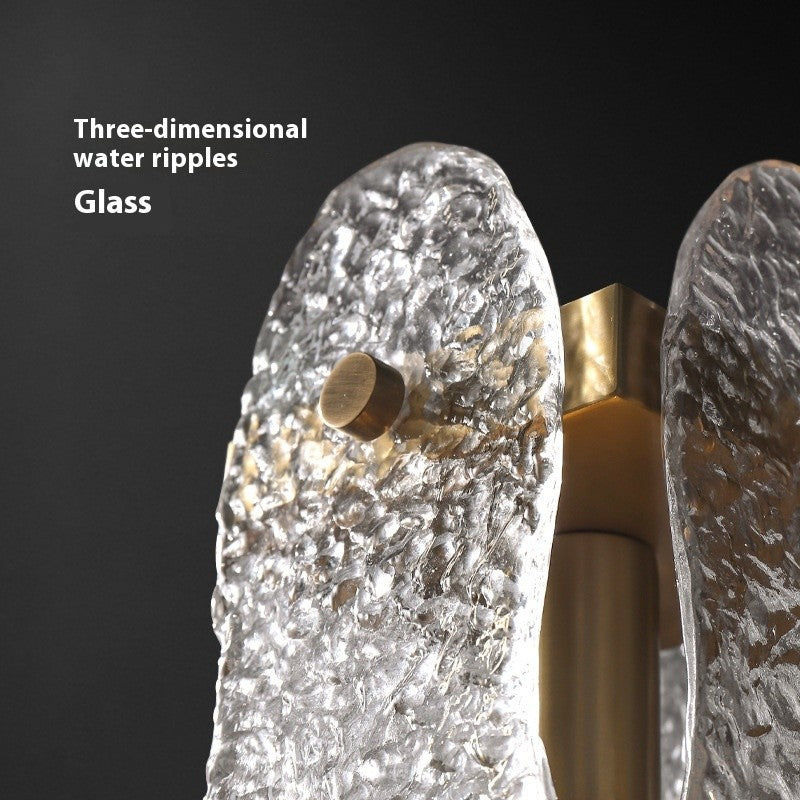 Water Wave Glass Wall Lamp