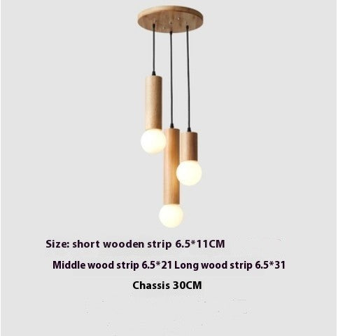 Wood Pendant Chandelier