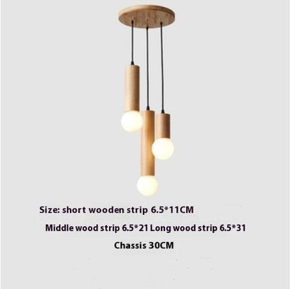 Wood Pendant Chandelier